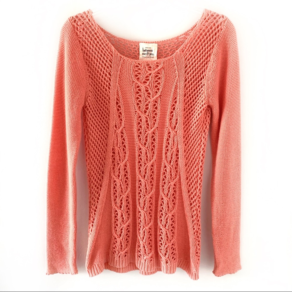 Anthropology between me & you Knit Sweater Size M
